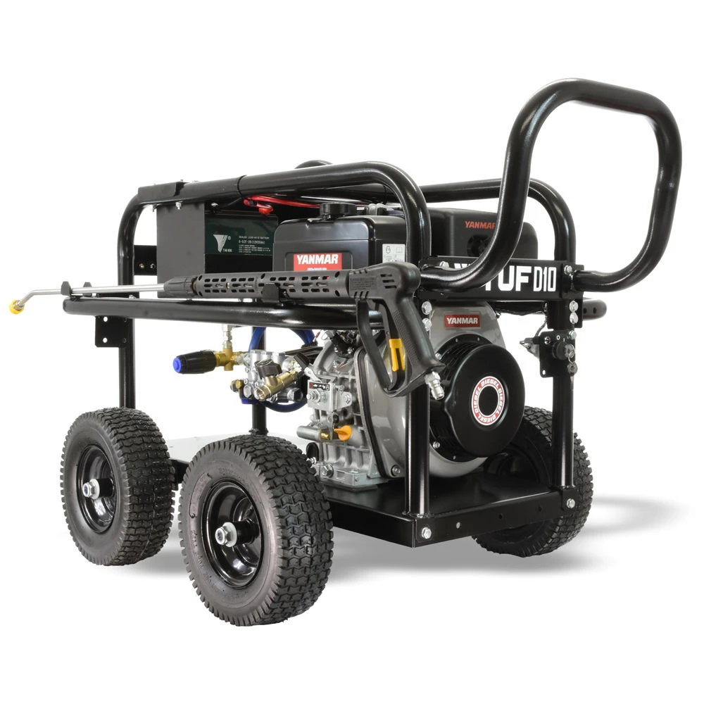 V-TUF D10 2465PSI (170bar) 21L/Min 10HP Yanmar Diesel Pressure Washer With Gearbox Pump