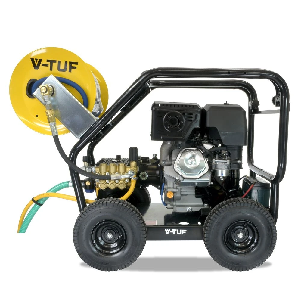 V-TUF TORRENT3RGB-21HR 15HP Petrol Pressure Washer H.Flow With 40m Hose Reel - Image 2