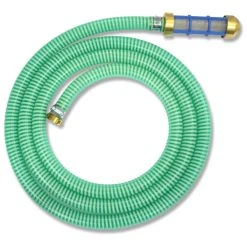 V-TUF Heavy Duty Crush Resistant Pump Suction Feed Hose Kit (2m) 3/4F And 3/4M Adapter