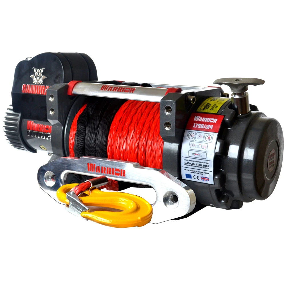 Samurai 17500 Electric Winch - Armortek Rope (24V)