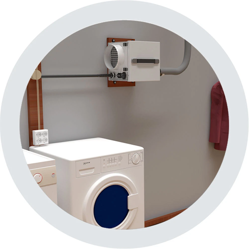 Ecor Pro DryFan 8 DH800 8 Litre 350W Desiccant Dehumidifier (230V) - Image 14