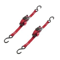 Clarke CHT234 25mm X 4.5m Manual Ratchet Tie Downs (2 Pack)