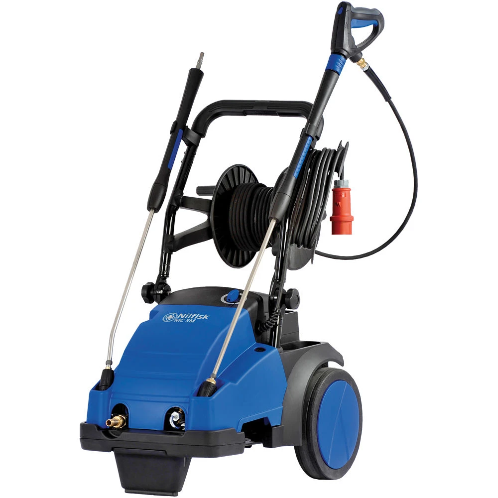 Nilfisk ALTO MC 5M-100/770 XT 5-32 PAXT Cold Water Industrial Pressure Washer With Hose Reel