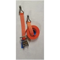 5m 2 Tonne Stainless Steel Ratchet Lashing Assembly With Claw Hooks