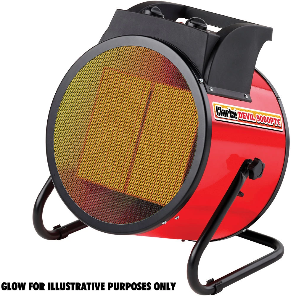 Clarke Devil 9000PTC Fan Heater (400V)