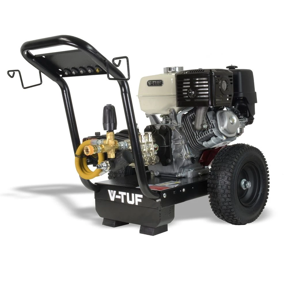 V-TUF GB130 4000psi, 280Bar, 15L/min Industrial 13HP Gearbox Driven Honda Petrol Pressure Washer - Image 4