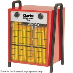 Clarke Devil 6015 15kW Industrial Electric Fan Heater (400V)
