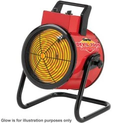 Clarke Devil 7009 9kW Industrial Electric Fan Heater (400V)